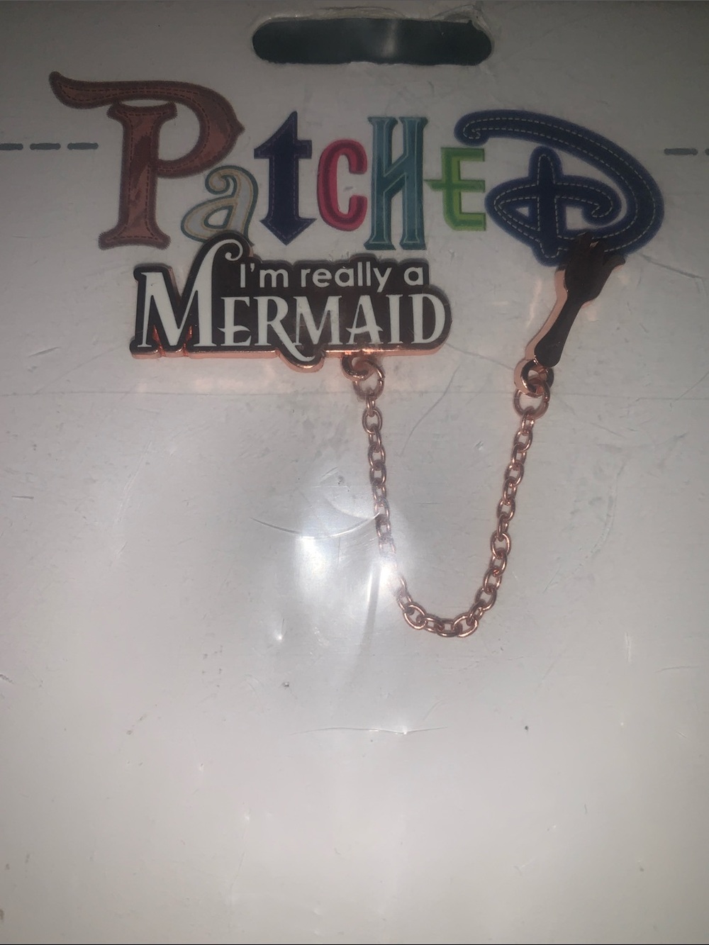 🆕- I'm Really a Mermaid' Rose Gold Enamel Pin Duo